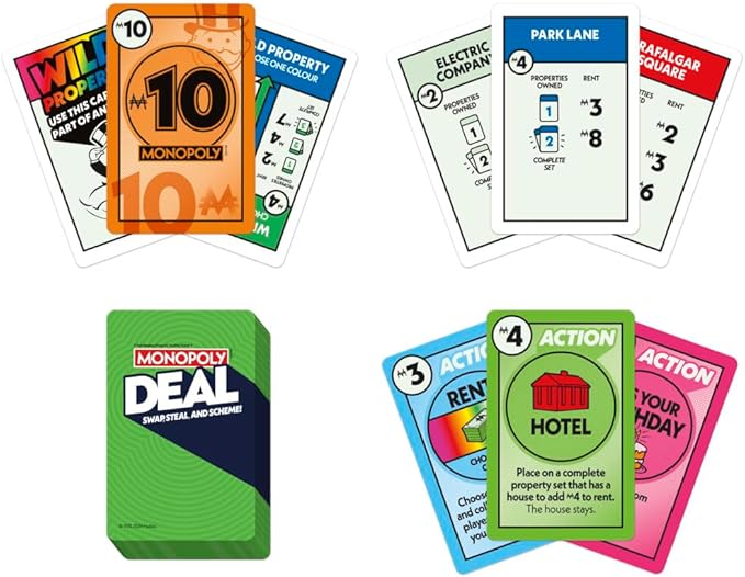 لعبة بطاقات مونوبولي الصفقات العاب البطاقات Monopoly