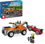 ليجو سيتي شاحنة سحب وتصليح السيارات الرياضية مكعبات التركيب LEGO