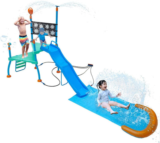 بلام برج الاستحمام المائي الزحاليق Plum