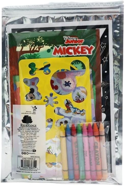 ديزني مجموعة تلوين ميكي ماوس 12 قطعة رسم و تلوين Disney