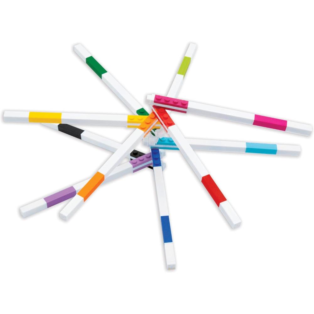 ليجو اي كيو أقلام جل عبوة من 10 قطع رسم و تلوين LEGO