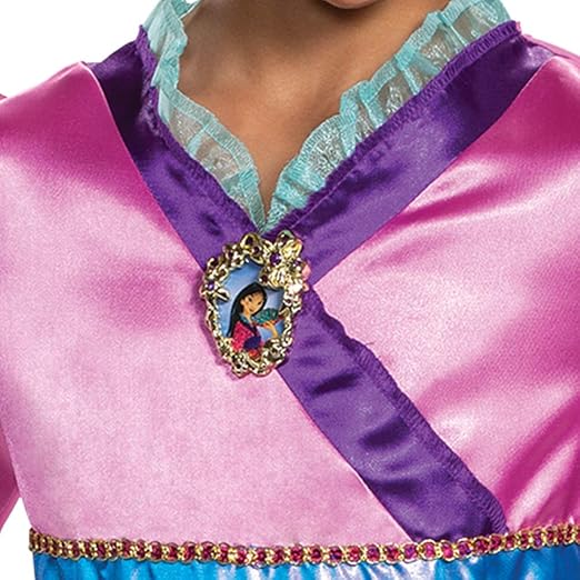 ديزني برينسس زي الاميرة مولان 7-8 سنوات الملابس التنكرية Disney