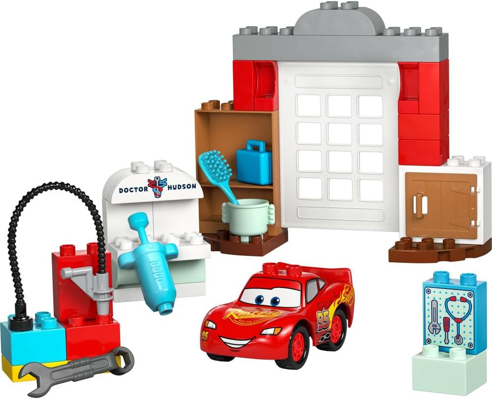 ليجو 10456 دبلو سيارة سباق ماكوين مكعبات التركيب LEGO