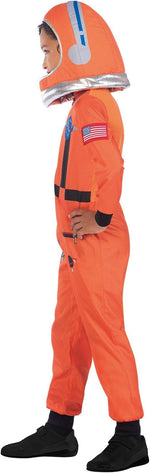 امسكان ملابس رائد فضاء برتقالي للأطفال 8-10 سنوات الملابس التنكرية Amscan