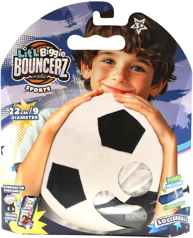ليتل بيجي باونسر كرة قدم 22 سم العاب الرياضه Litl Biggie Bouncerz