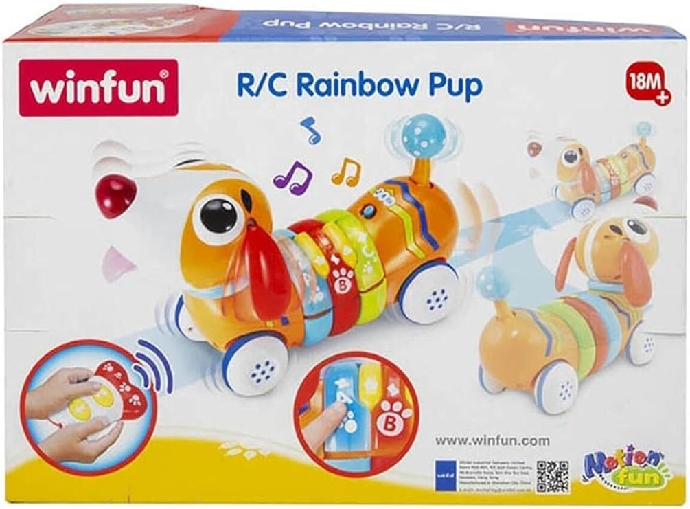 وين فن جرو قوس قزح ريموت كنترول مركبات الأطفال WinFun