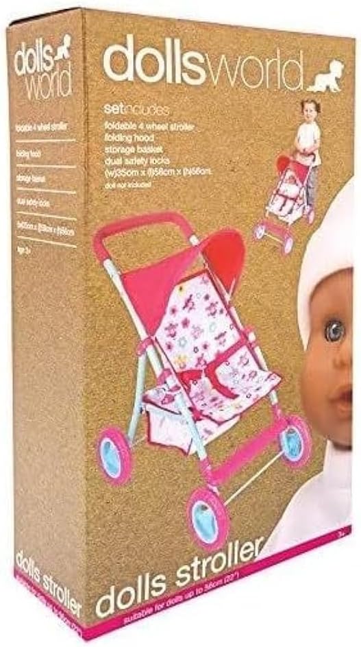 دولز وورلد عربة دمى اكسسوارت الدمى Dolls World