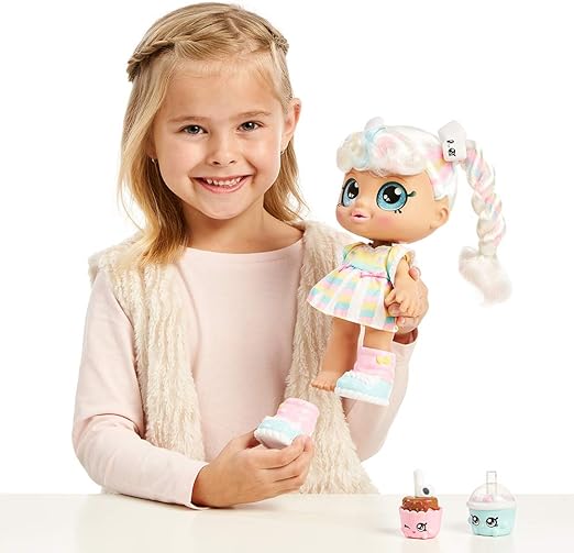 كيندي كيدز دمية وقت السناك مارشا ميلو دمية مع اكسسوارات Kindi Kids