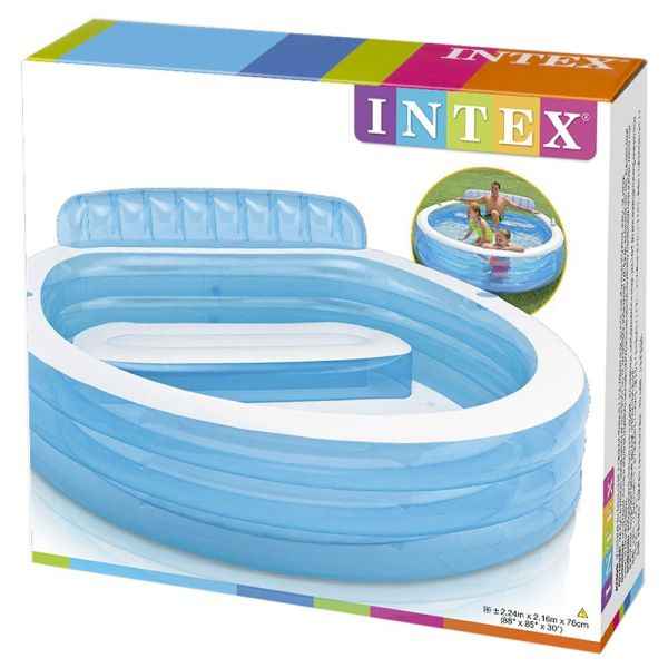 انتكس حوض سباحة مع كرسي المسابح الخارجية Intex