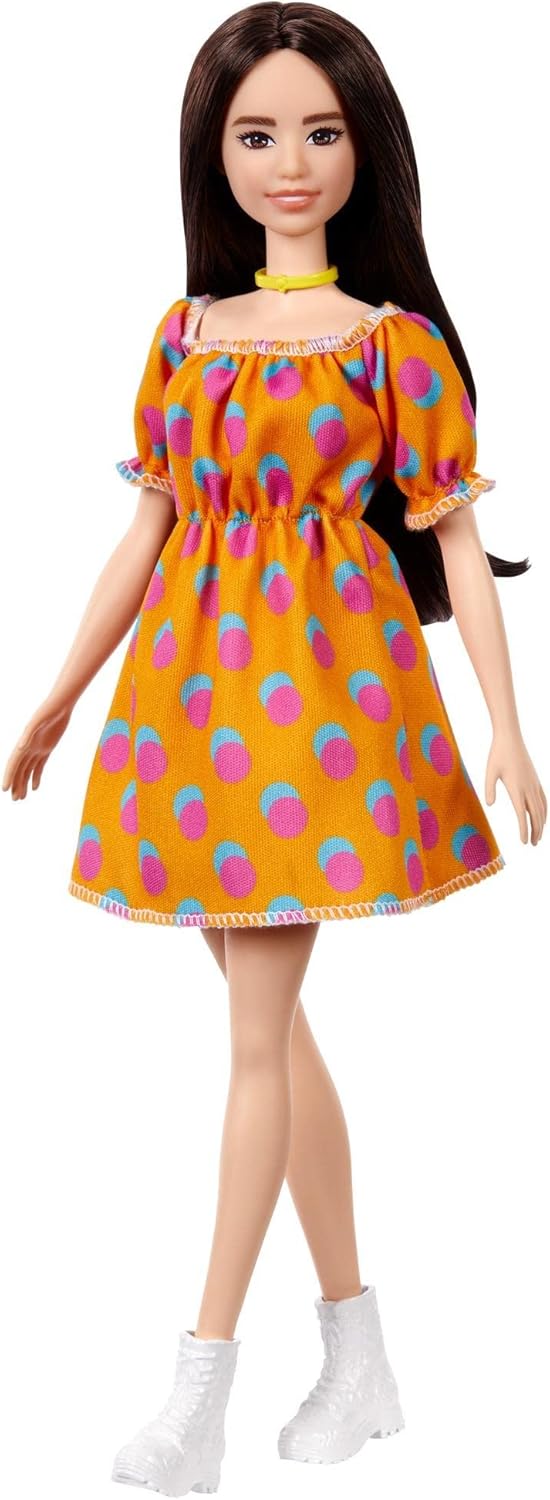 باربي دمية فاشنيستا بشعر داكن دمى الشخصيات Barbie