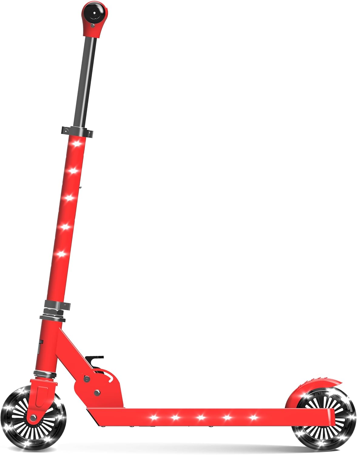 ال اي تي سكوتر سفينة الفضاء احمر بعجلتين سكوتر عجلتين LiT