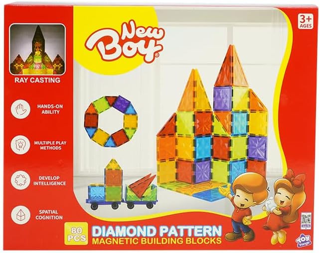 نيوبوي المكعبات المغناطيسية 80 قطعة مكعبات المغناطيس NewBoy