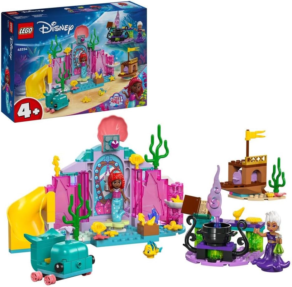 ليجو ديزني لعبة كريستال كافيرن لحورية البحر اريال مكعبات التركيب LEGO