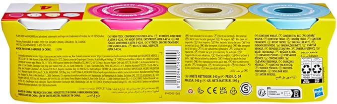 بلاي دوه صلصال القصاصات الورقية 4 قطع الصلصال والمعجون Play-Doh