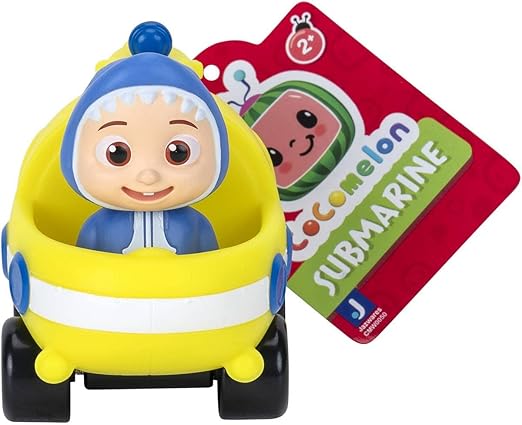 كوكوميلون شاحنة غواصة صغيرة صفراء مركبات الأطفال CoComelon