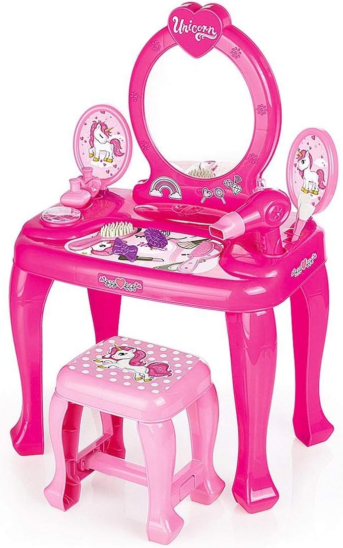 دولو طقم طاولة ومقعد يونيكورن تقمص الأدوار Dolu