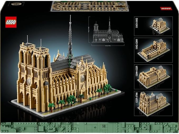 ليجو مكعبات بناء نوتردام باريس مكعبات التركيب LEGO