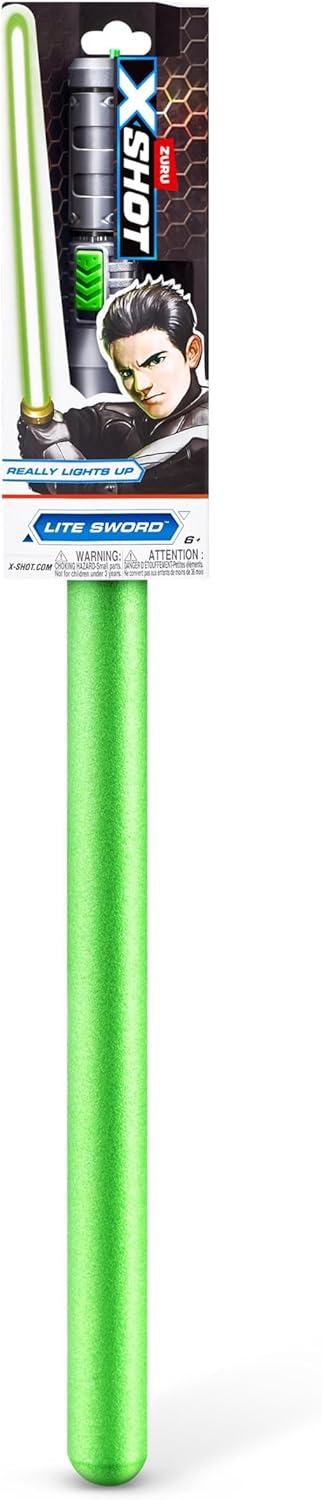 سيف اكس شوت مضئ أخضر ألعاب الأكشن Zuru