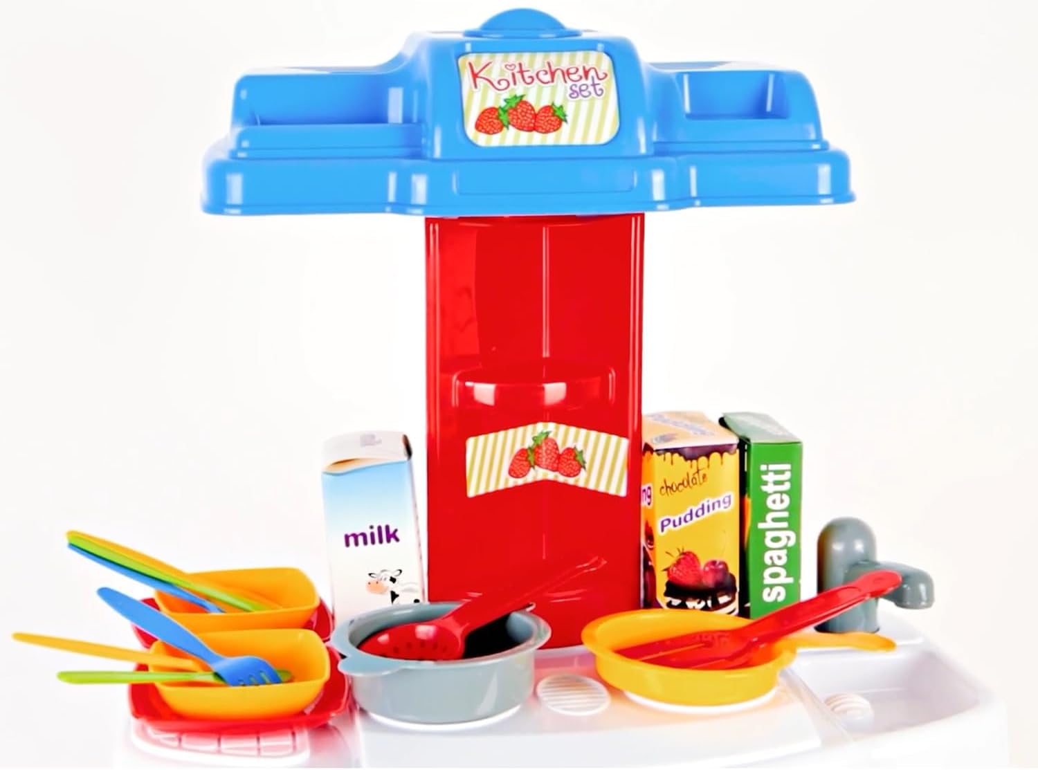 دولو طقم مطبخ شيف 19 قطعة ألعاب المطابخ Dolu