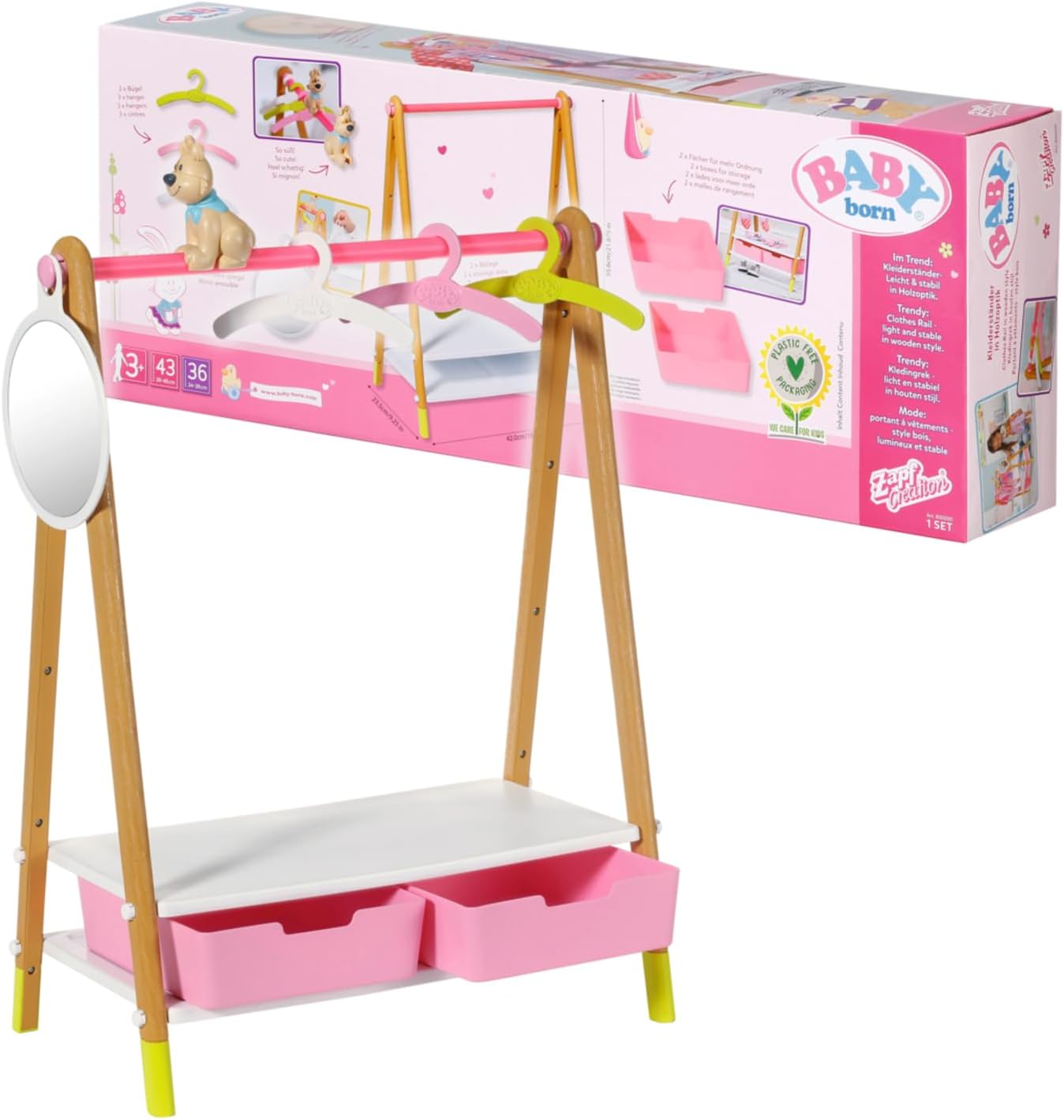 بيبي بورن حامل ملابس الدمى اكسسوارت الدمى Baby Born