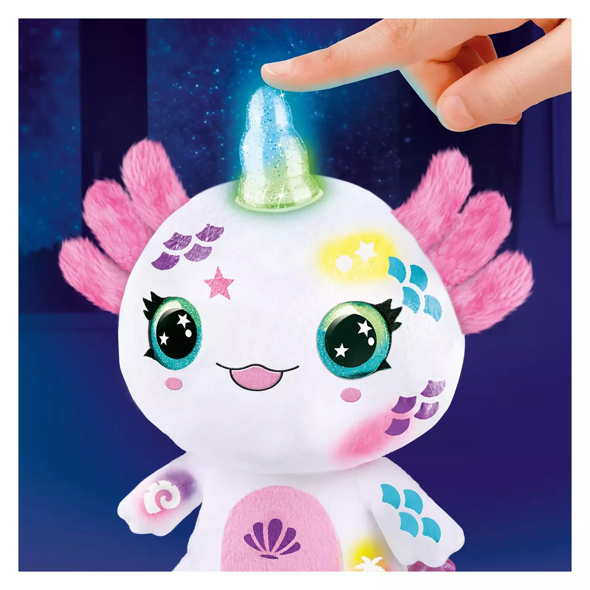 اير برش دمية الأكسولوتل رسم و تلوين Airbrush Plush