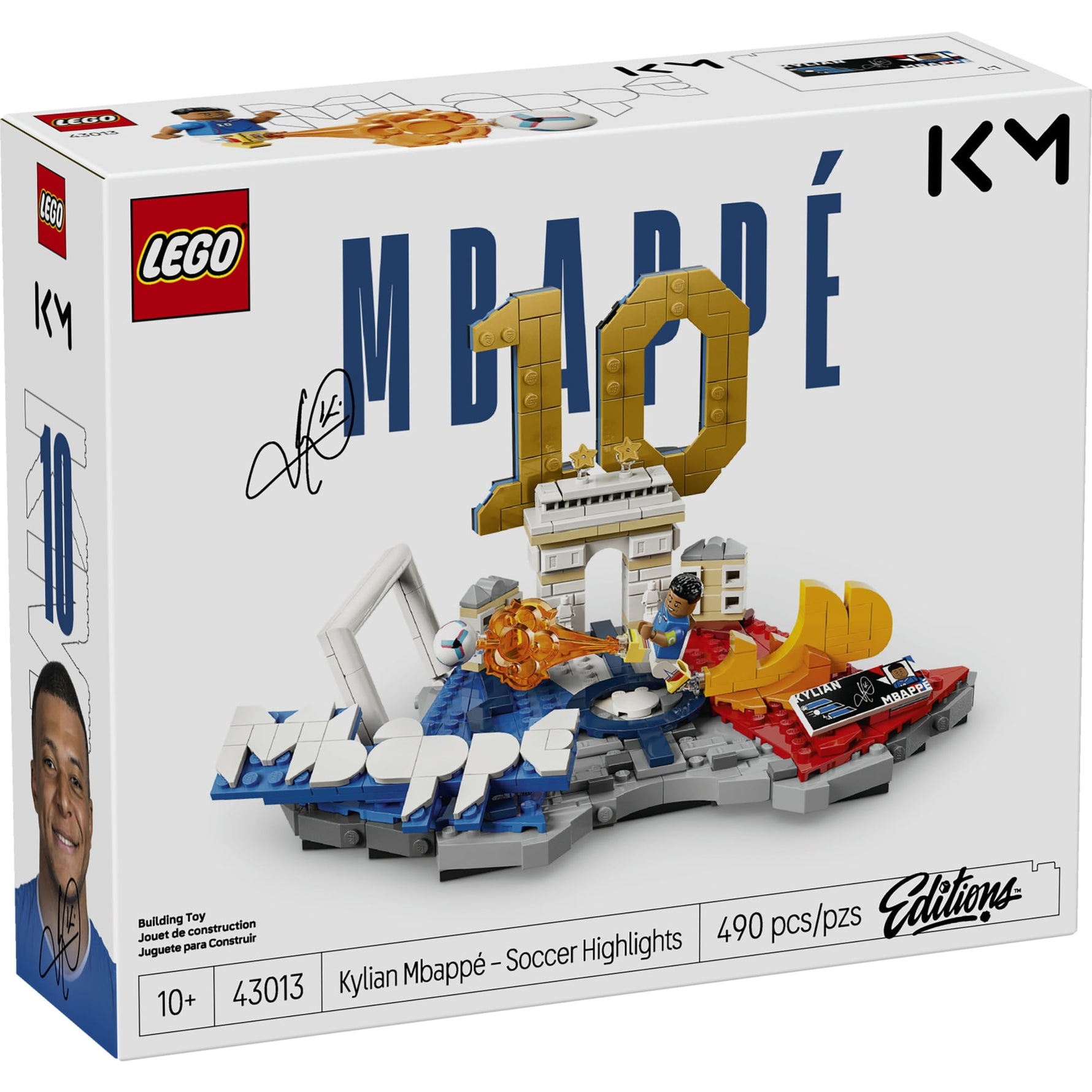 ليجو 43013 إيديشنز كيليان مبابي مكعبات التركيب LEGO