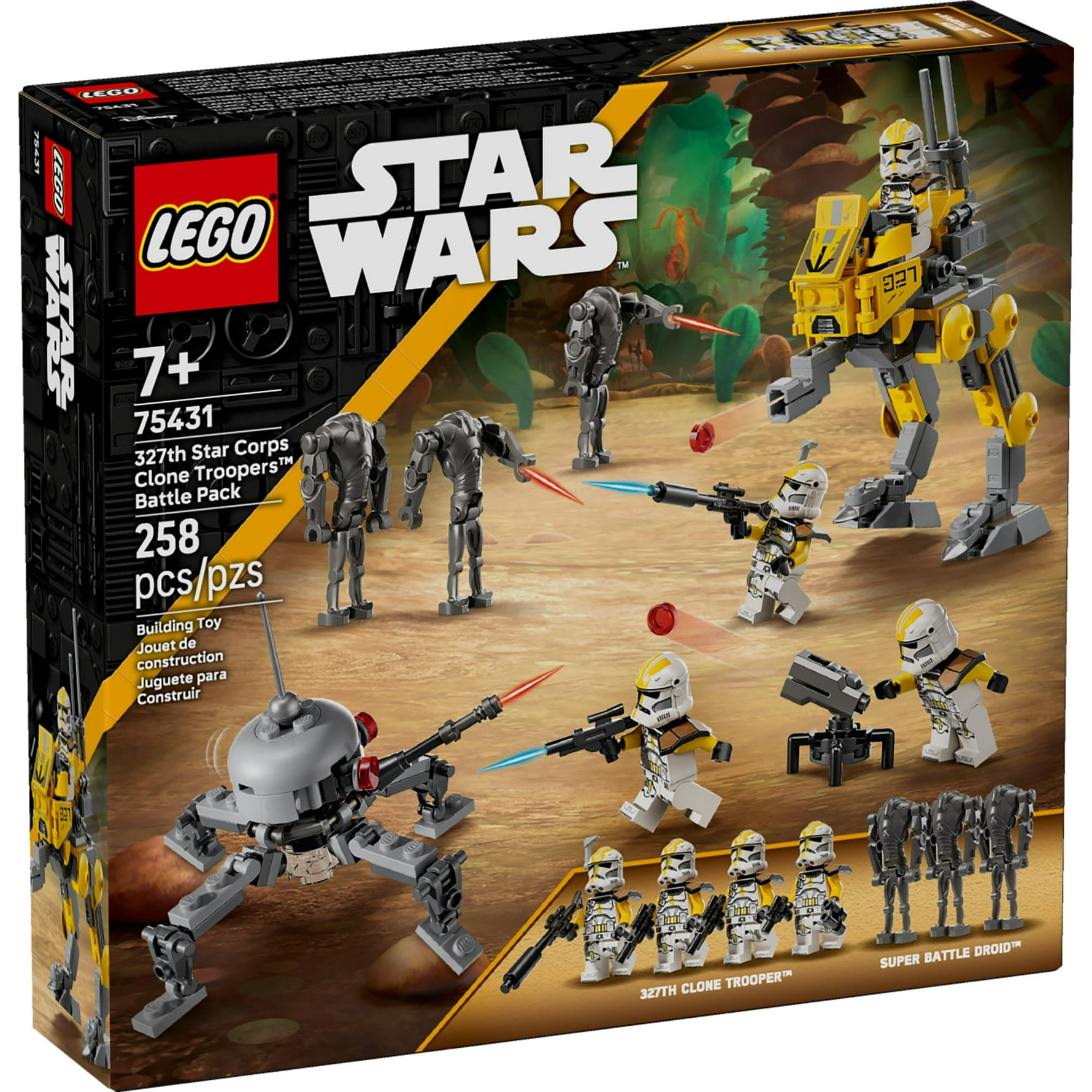 ليجو 75431 ستار وورز معركة الجنود المستنسخة بفيلق النجوم مكعبات التركيب LEGO