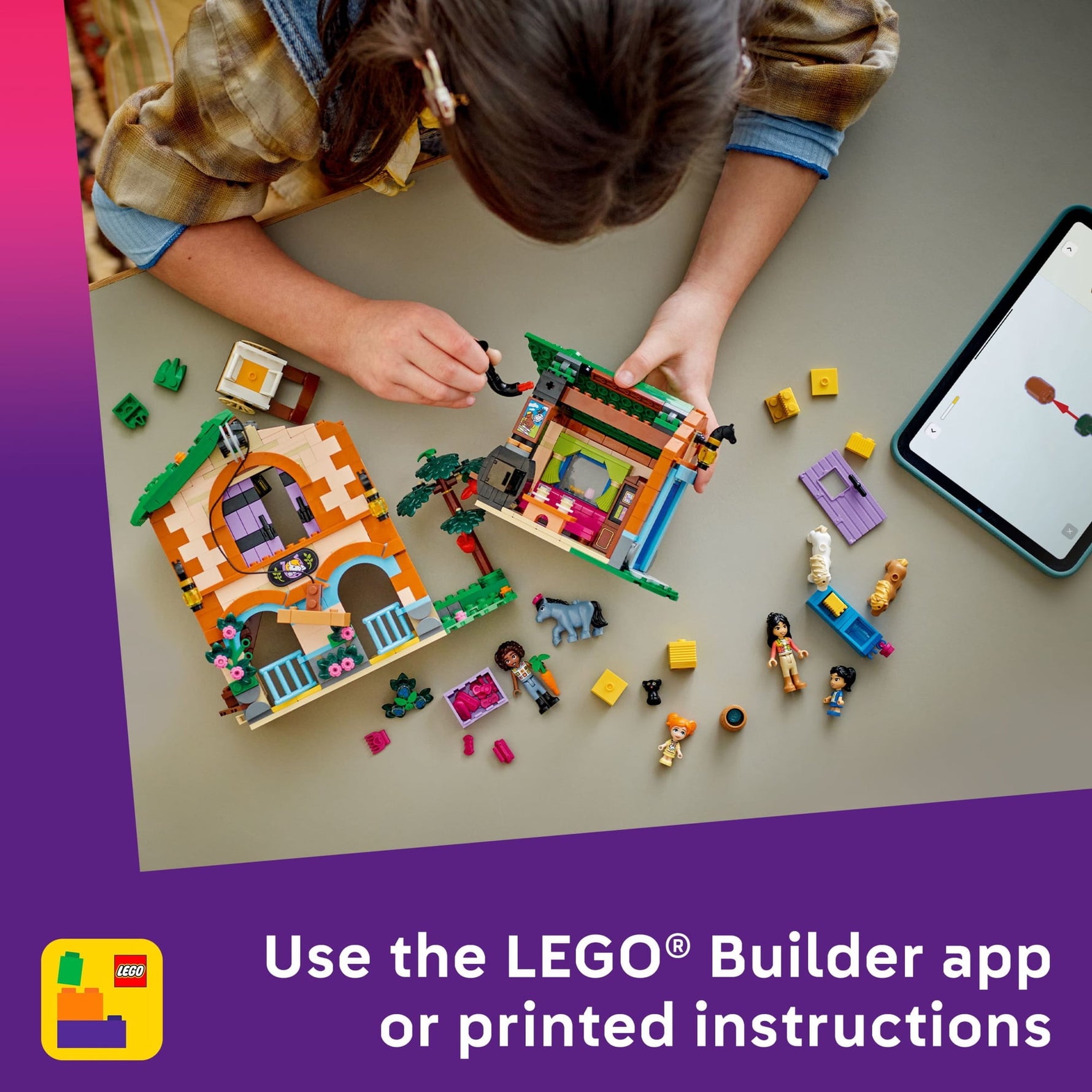 ليجو 42654 فريندز مزرعة المهور والإسطبل مكعبات التركيب LEGO