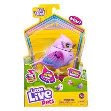 ليتل لايف بيتس طائر صغير ذو ذيل مرفرف مجسمات الحيوانات Little Live Pets