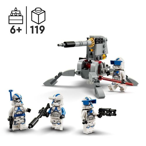 ليجو 75345 ستار وورز معركة جنود الاستنساخ مكعبات التركيب LEGO
