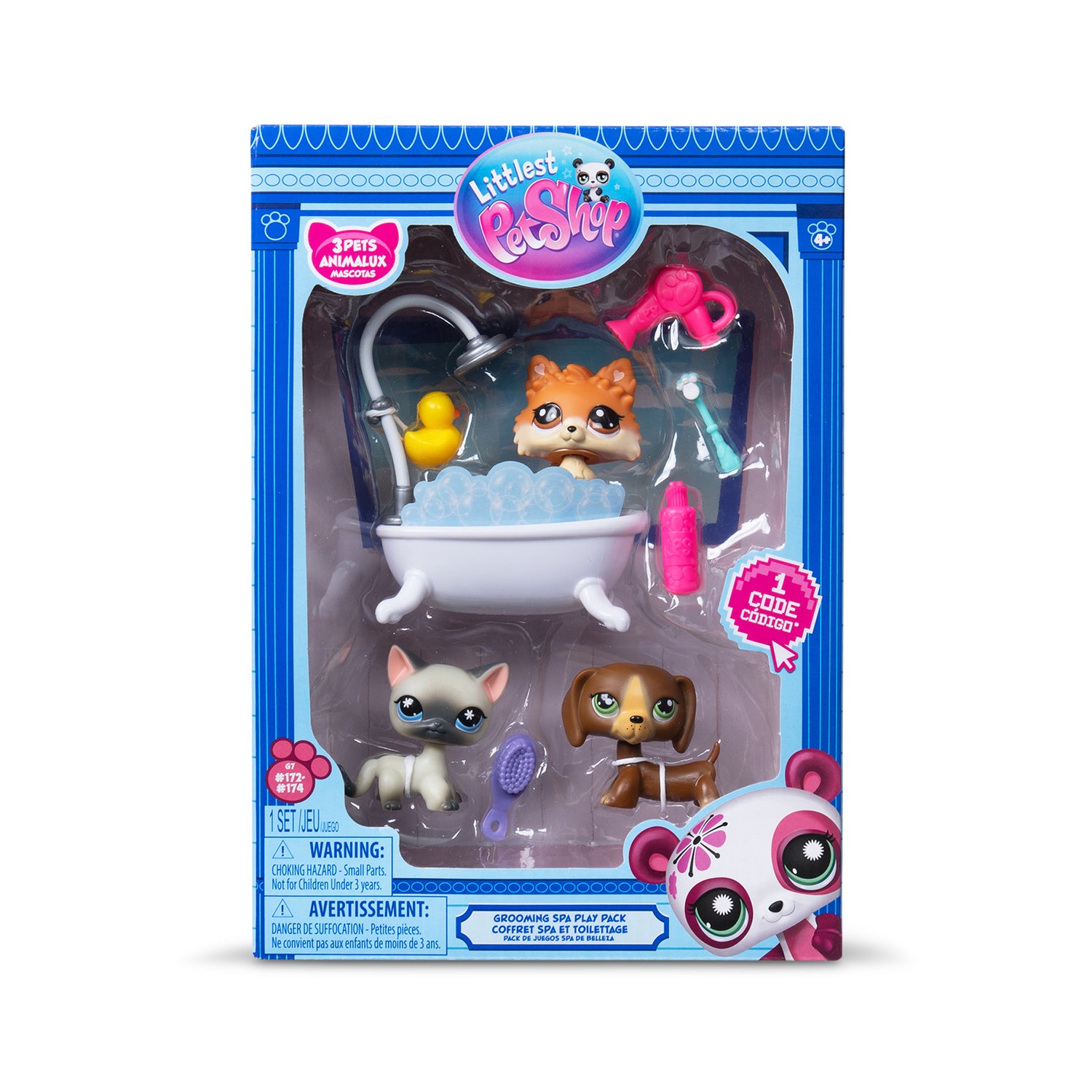 ليتلست بت شوب سبا العناية بالحيوانات الأليفة مجسمات الحيوانات Littlest Pet Shop