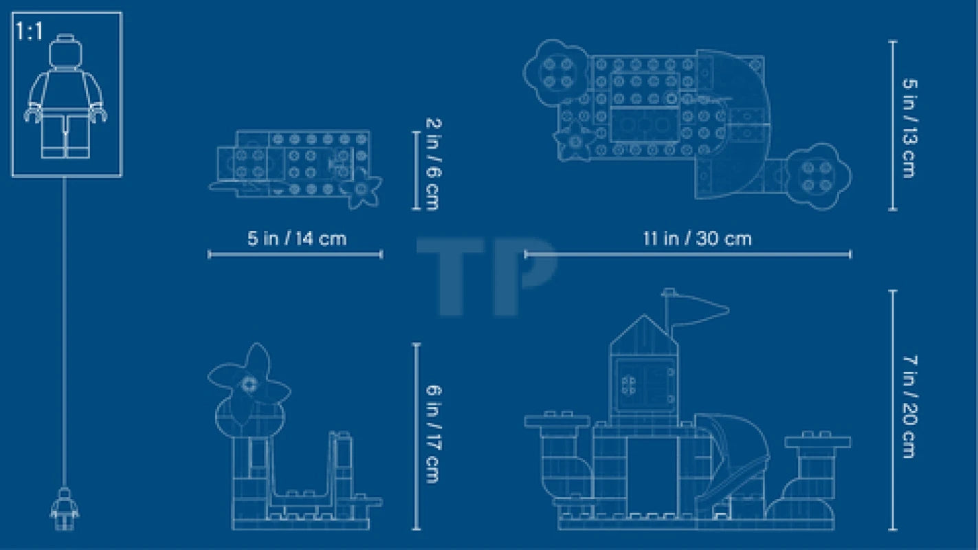 ليجو صندوق مكعبات ديلوكس مكعبات التركيب LEGO