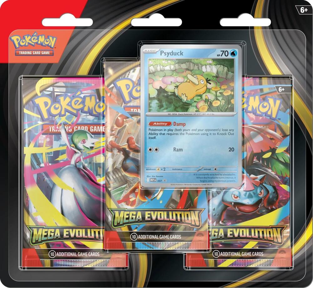 بوكيمون بطاقات ميجا إيفولوشن 3 بليستر متنوع العاب البطاقات Pokemon