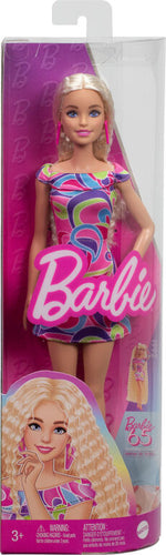 باربي دمية فاشونيستا بشعر أشقر مموج دمى الشخصيات Barbie