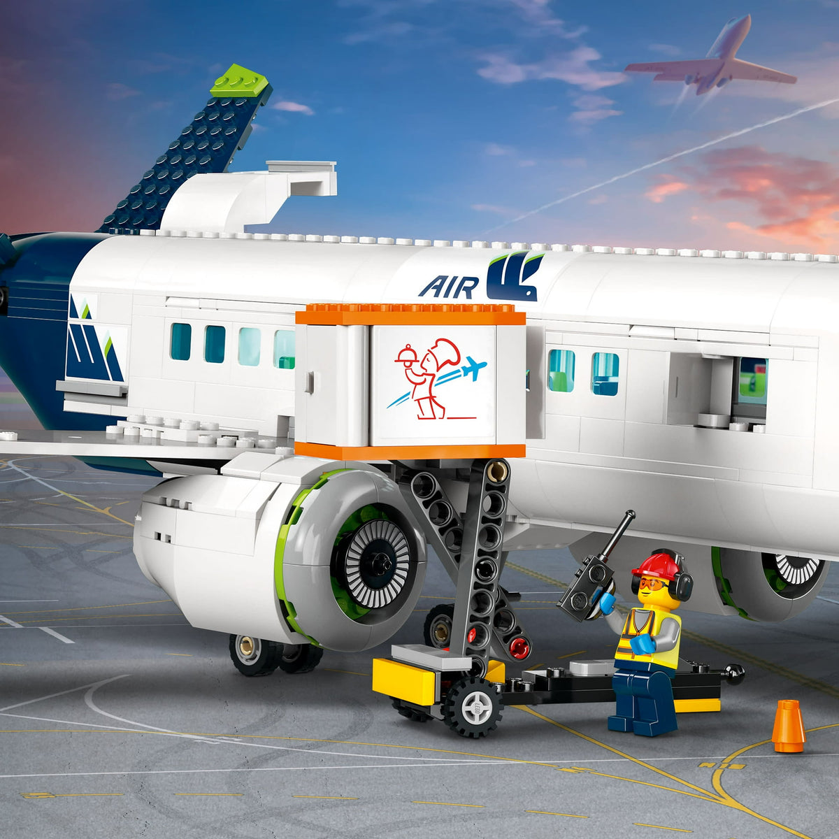 ليجو 60367 سيتي طائرة ركاب المدينة مكعبات التركيب LEGO
