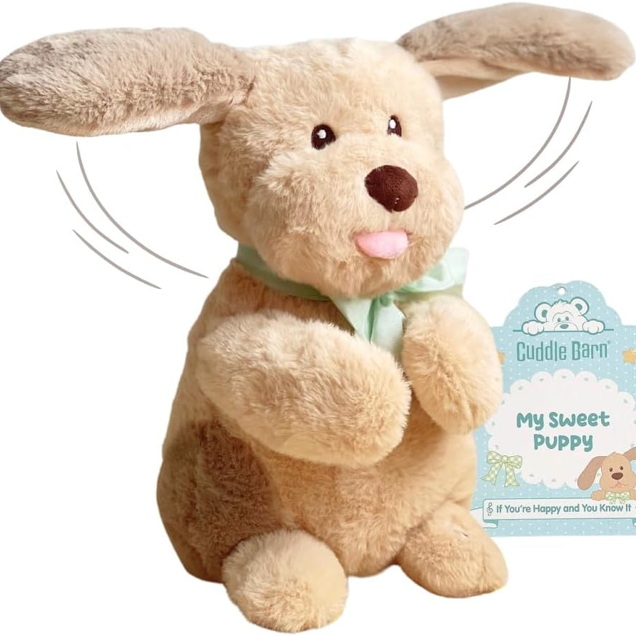 كادل بارن دمية جروي اللطيف التفاعلية الالعاب القطنية Cuddle Barn