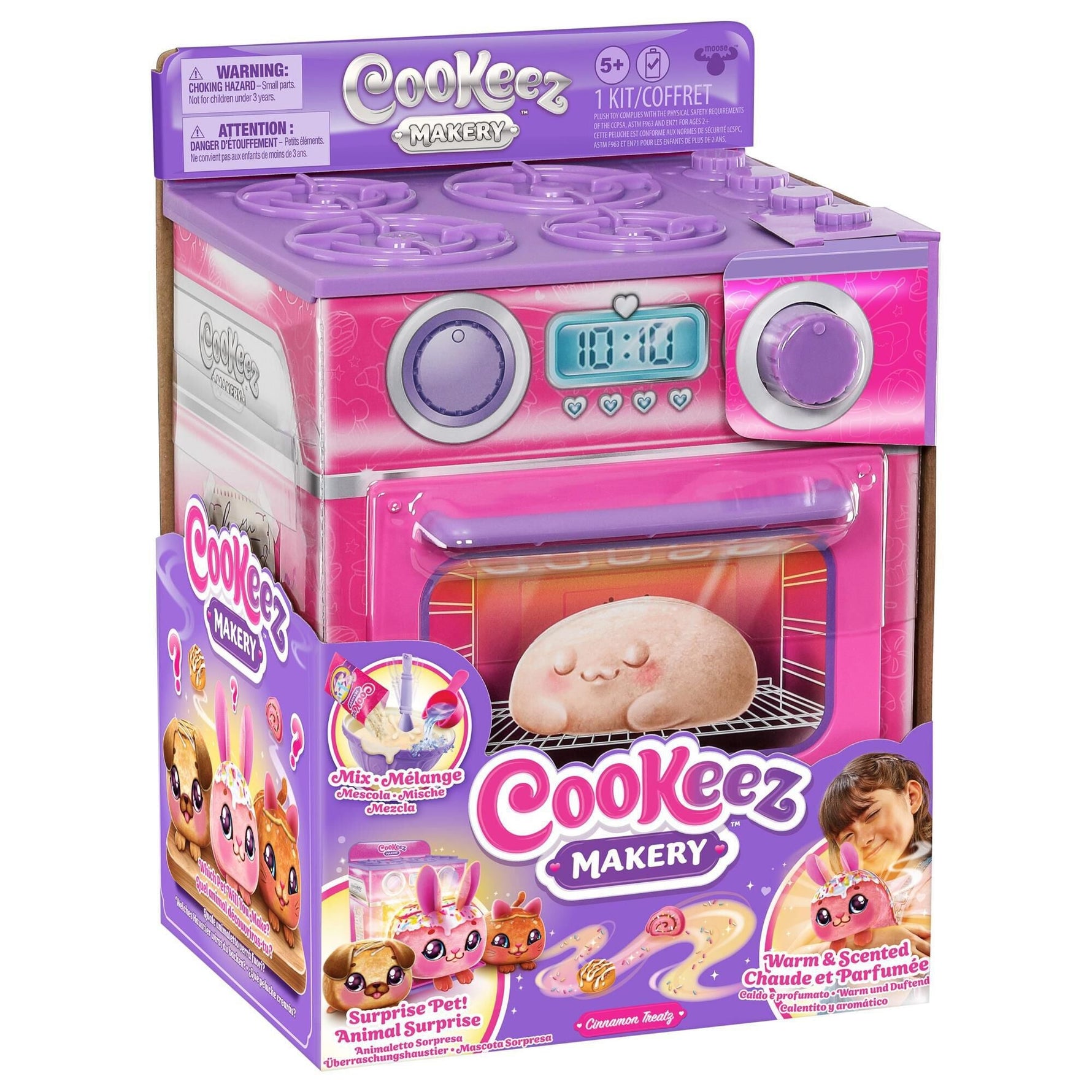 كوكيز ماكيري فرن القرفة مع قطيفة الالعاب القطنية Cookiez Makery
