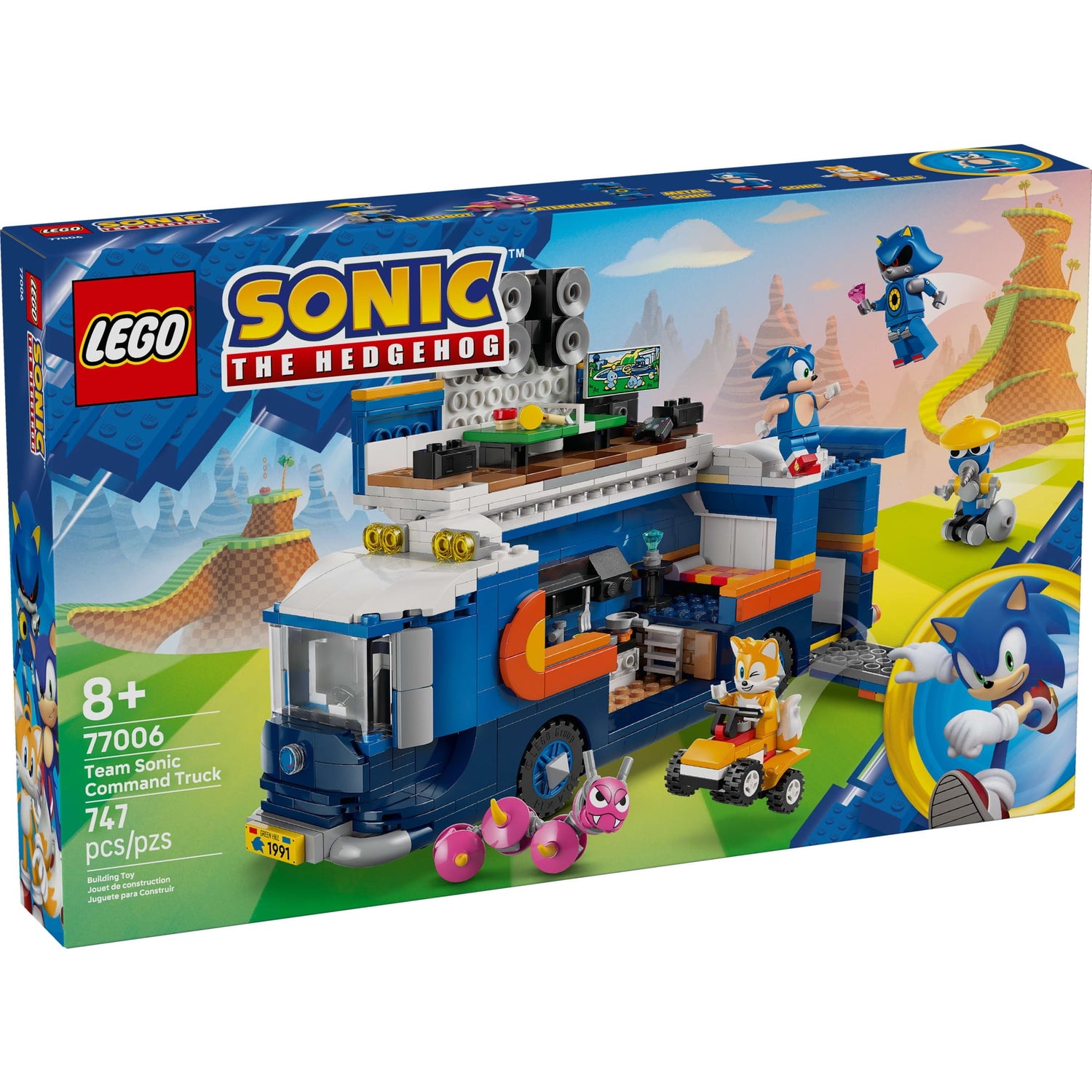 ليجو 77006 سونيك كوماند تراك مكعبات التركيب LEGO