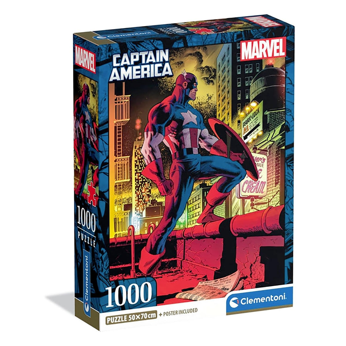 كلمنتوني بازل مارفل كابتن أمريكا 1000 قطعة العاب البزل Marvel