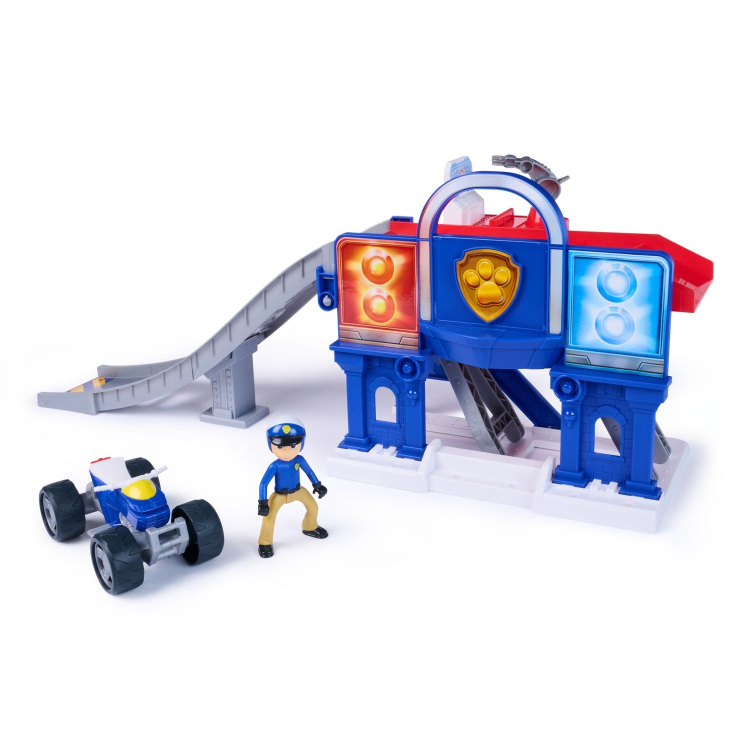 باو باترول مجموعة ألعاب البحث والإنقاذ والإصلاح مركبات مع مسار Paw Patrol