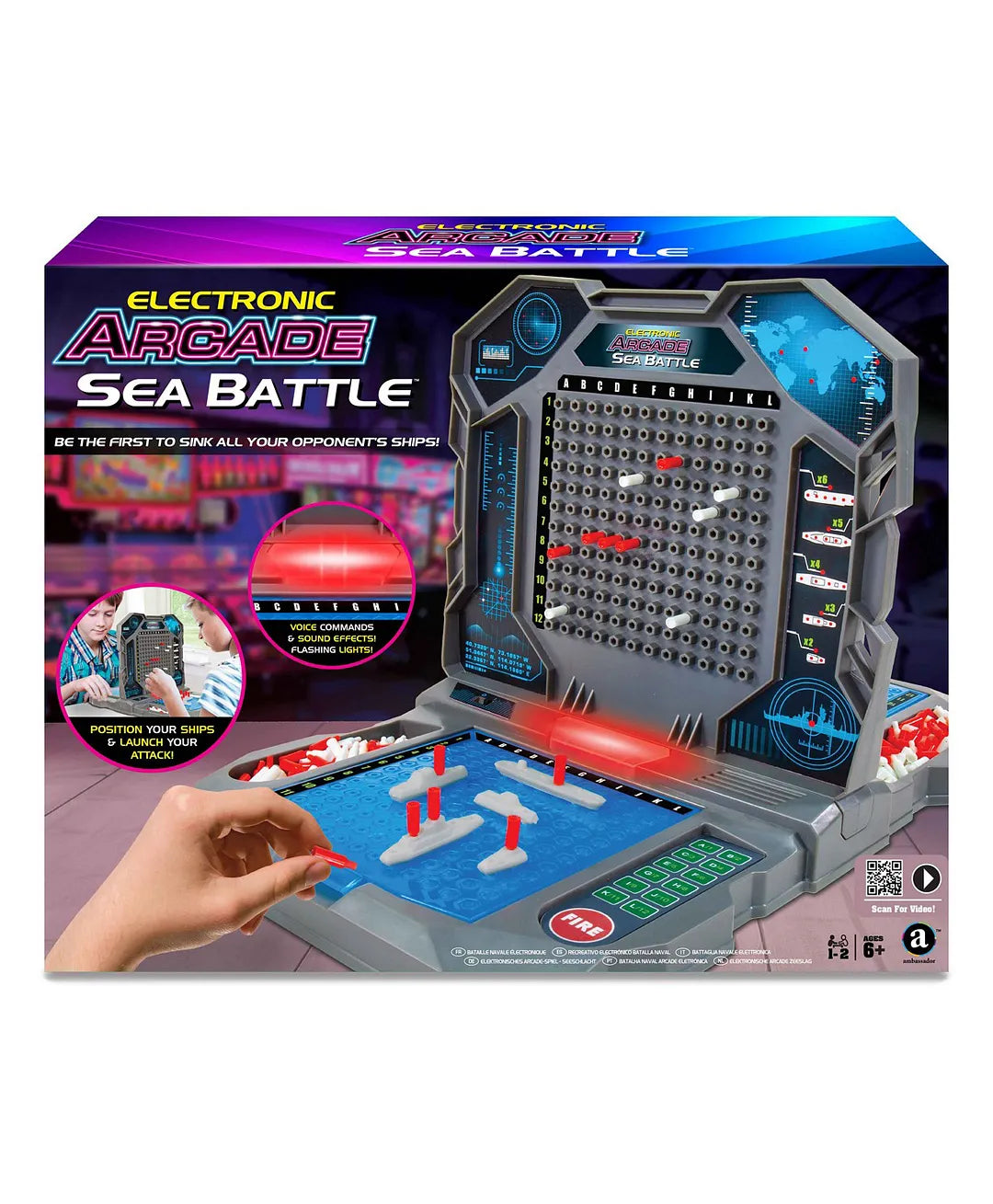 أمباسادور لعبة أركيد معركة البحر العاب لوحية Ambassador