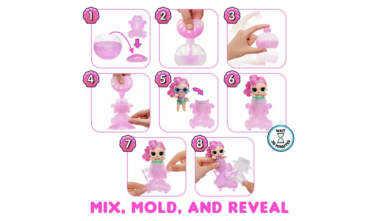 ال او ال سربرايز حوريات البحر الصغيرة متغير اللون المجسمات LOL Surprise