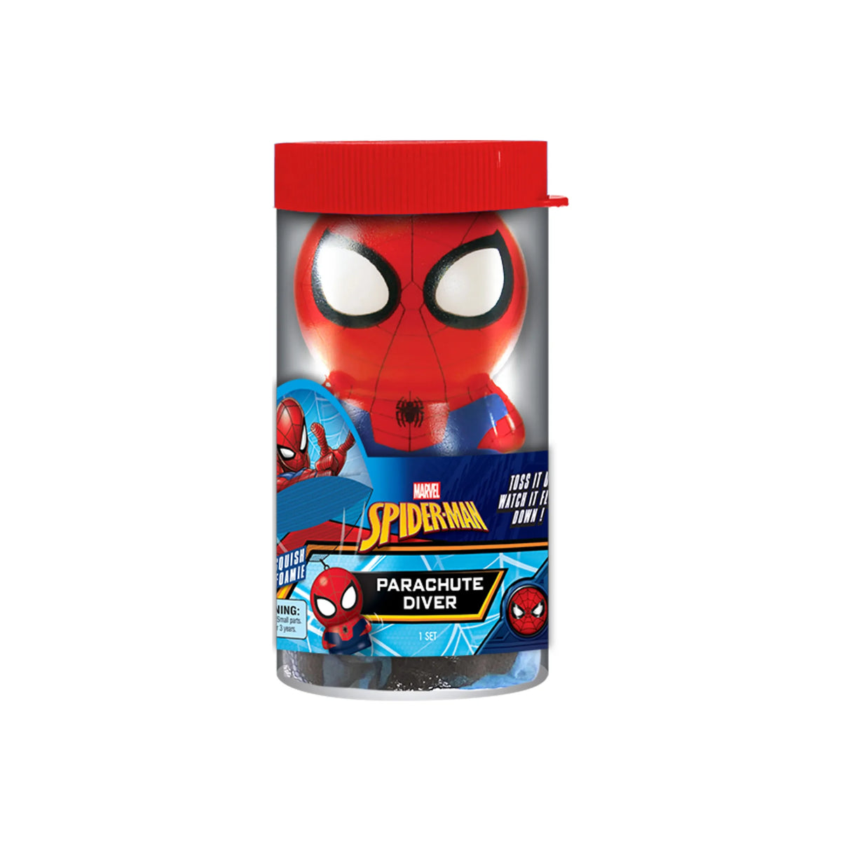 مارفل سبايدرمان دمية اسنفجية قابلة للضغط بمظلة التمدد والضغط Spider-Man
