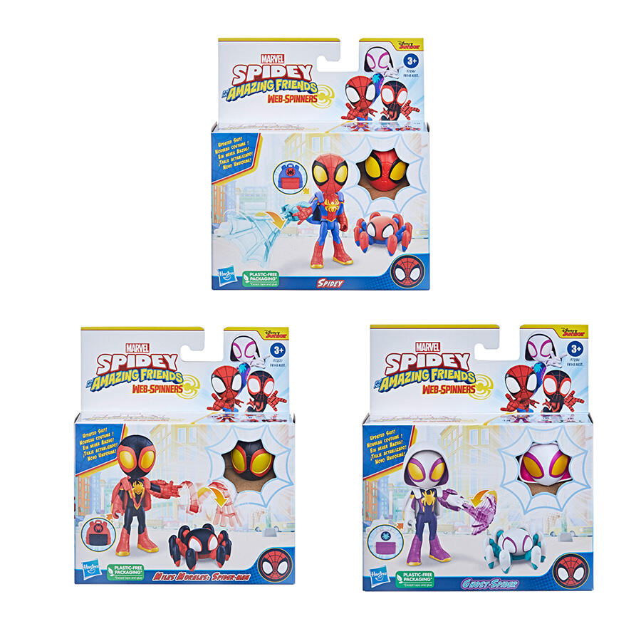 سبايدي لعبة ساف هيرو ويبسبينر مايلز اشكال متنوعة شخصيات كرتونية Marvel