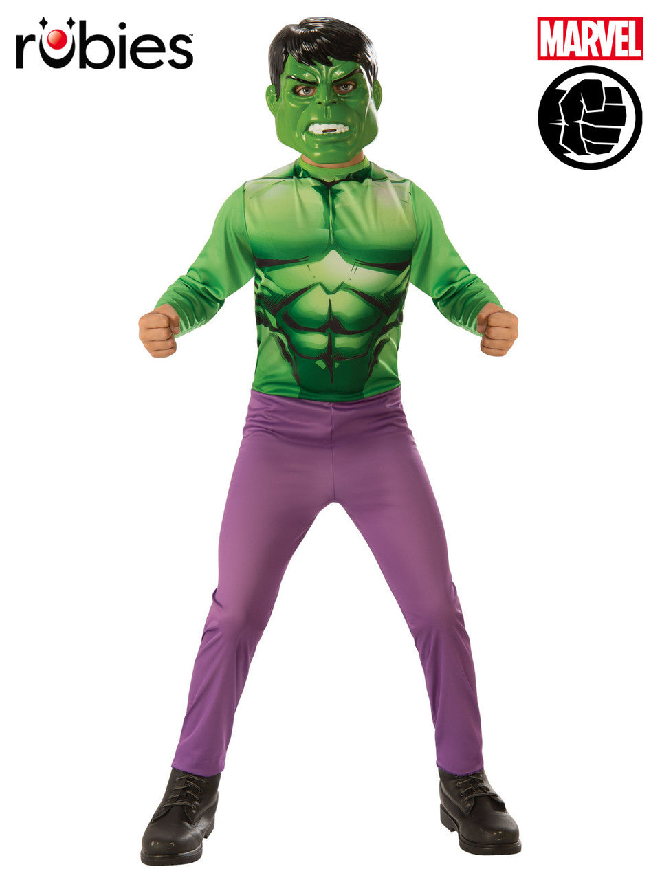 روبيز زي هالك 3-5 سنوات الملابس التنكرية RUBIES