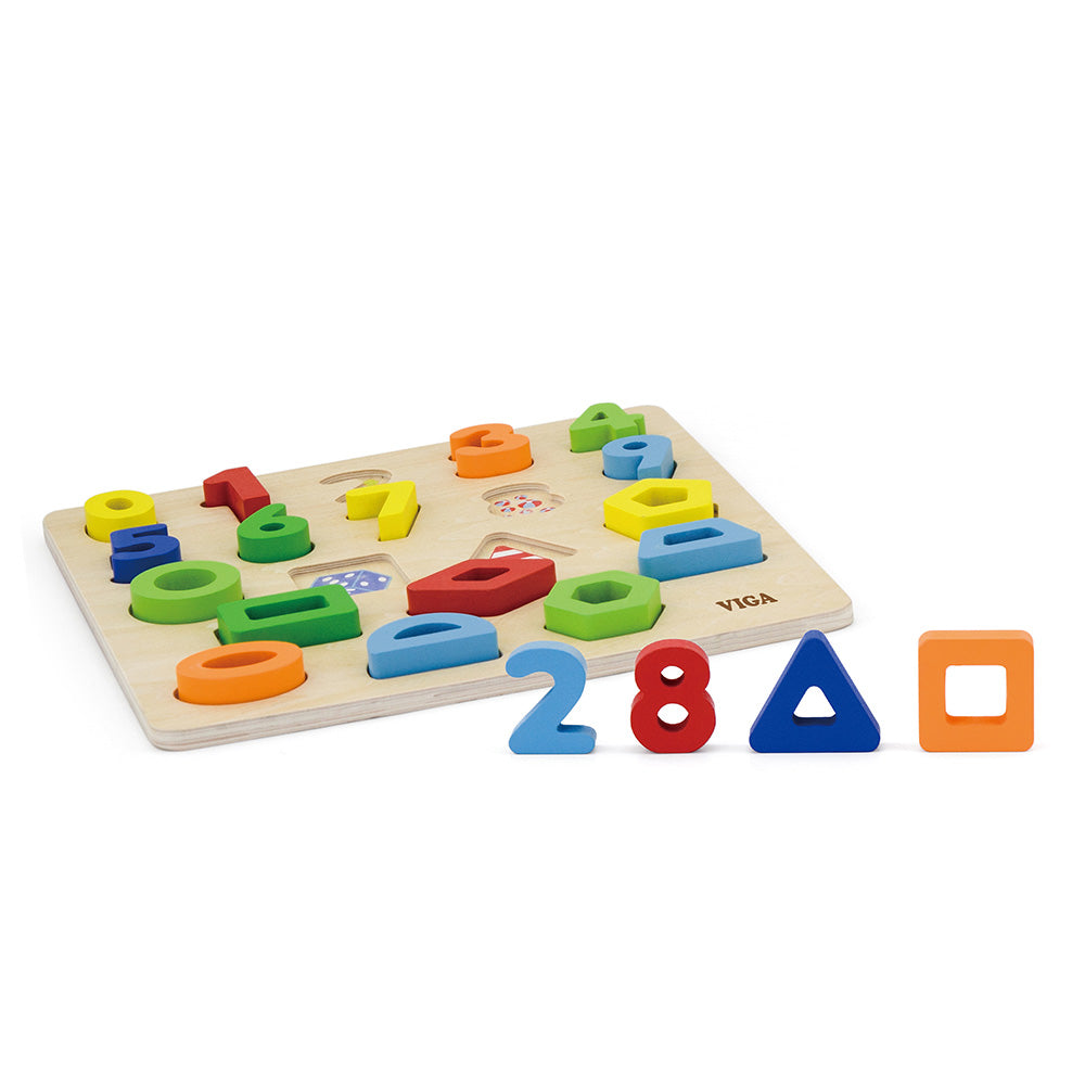 فيجا احجية مكعبات الارقام والاشكال العاب البزل VIGA