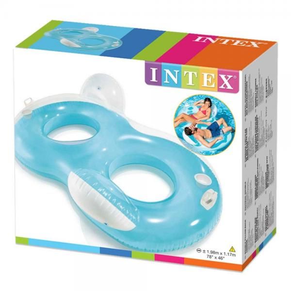 انتكس عوامة لايف جارد المزدوجة عوامات ومراتب Intex