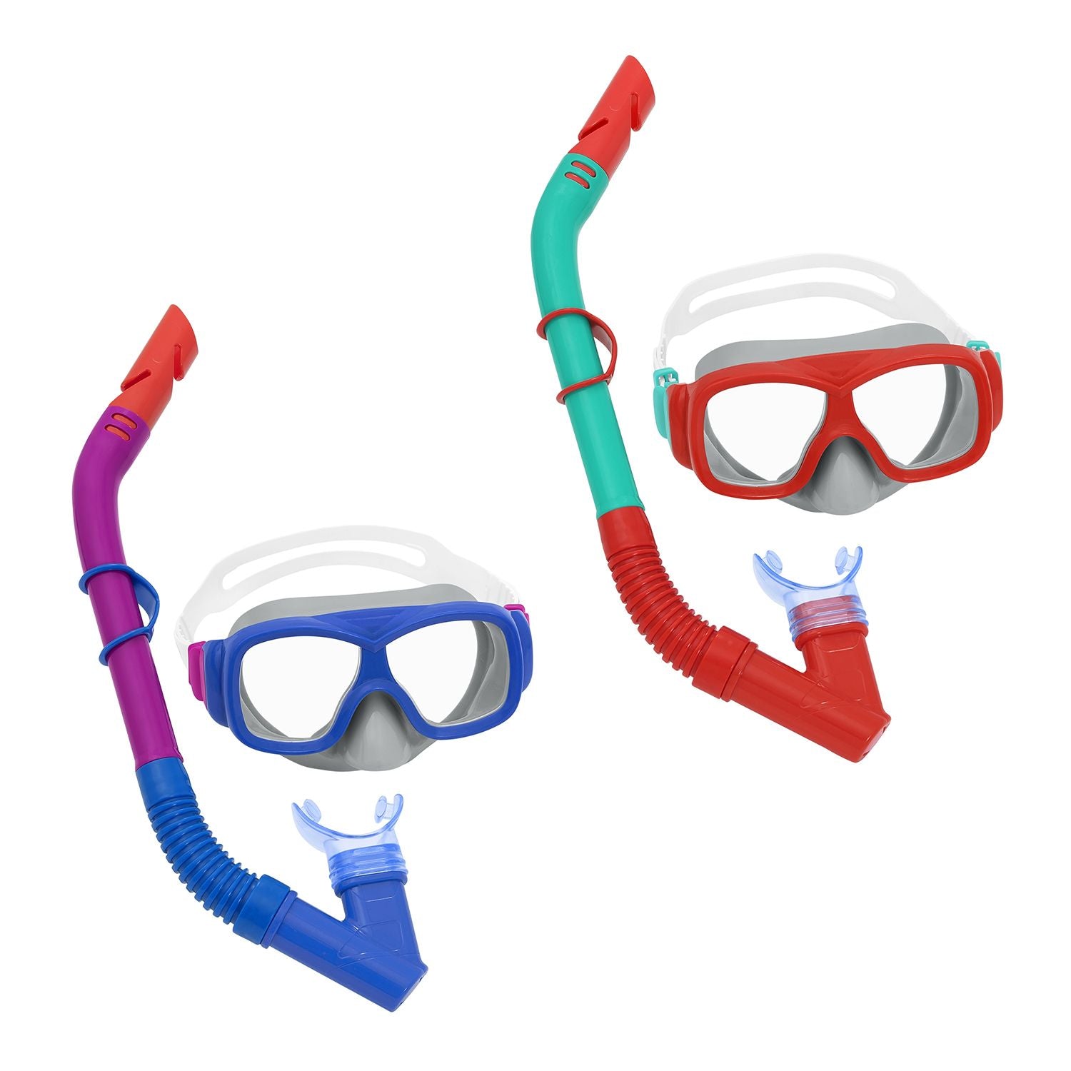 بست واي طقم غطس إكسبلورا 7 سنوات متنوعة نظارات السباحة Bestway