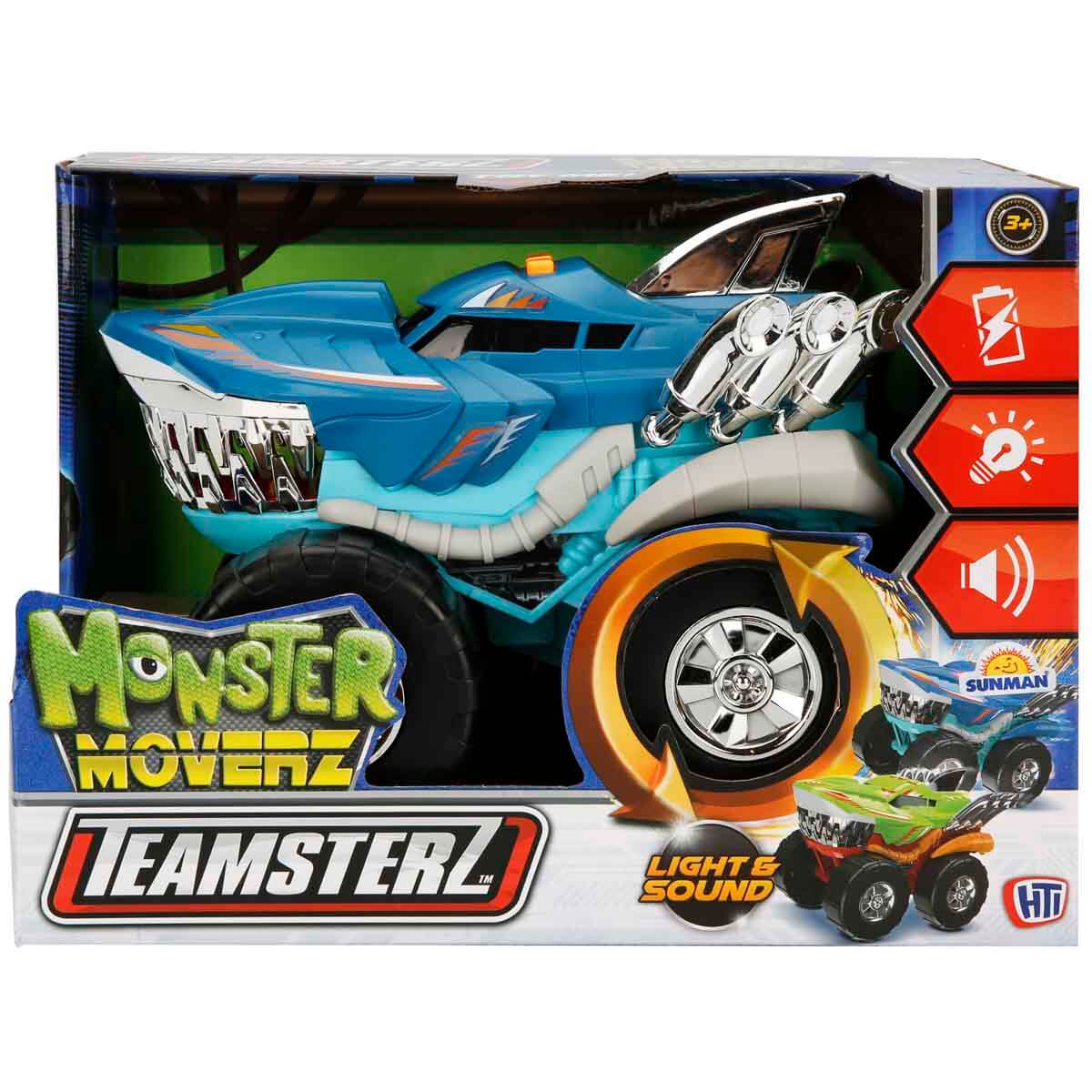 تيمسترز سيارة مونستر موفريز مع اضوء واصوت الون متنوعه المركبات المتنوعه Teamsterz