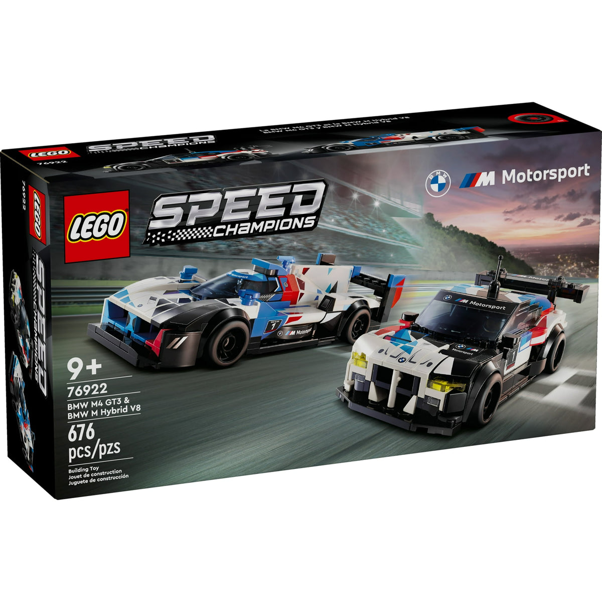 ليجو 76922 سبيد سيارة بي إم دبليو إم 4 جي تي مكعبات التركيب LEGO